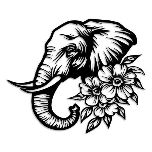 Liyouya elephant flower - liyouya, metal